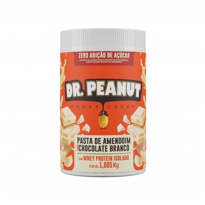 Pasta de Amendoim Chocolate Branco (1,005kg) - Dr Peanut
